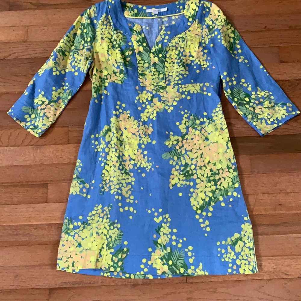 Boden linen tunic dress size 6